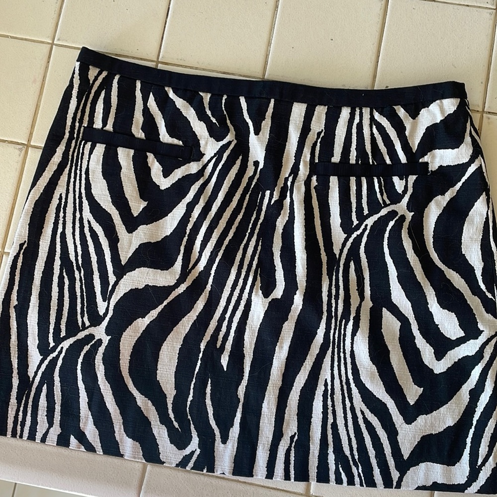H&M Zebra Mini Skirt 8
